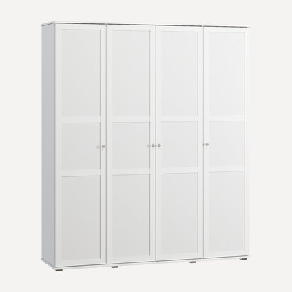 Распашной шкаф Амели-4-200-240 White