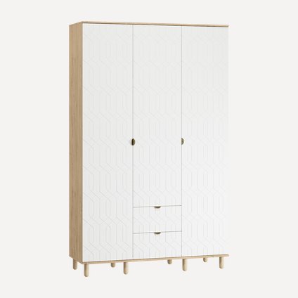 Распашной шкаф Теджонс-3 Deco Milk