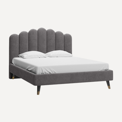 Кровать Лиель 160 Velvet Grey