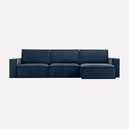 Диван угловой Эби-2 Velvet Blue
