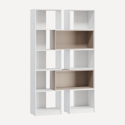 Стеллаж-трансформер Тайбэй White Latte