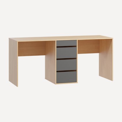 Письменный стол Пенни-3 Plywood Grеy