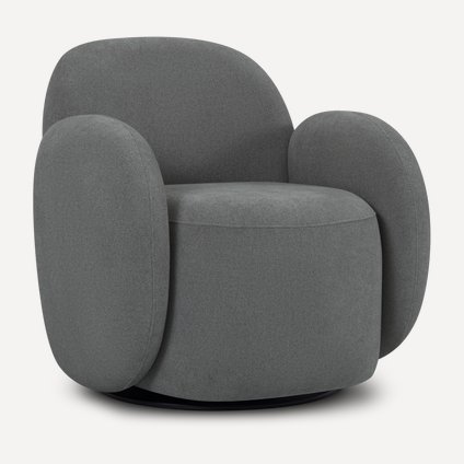 Кресло поворотное Теоп Bucle Grafit