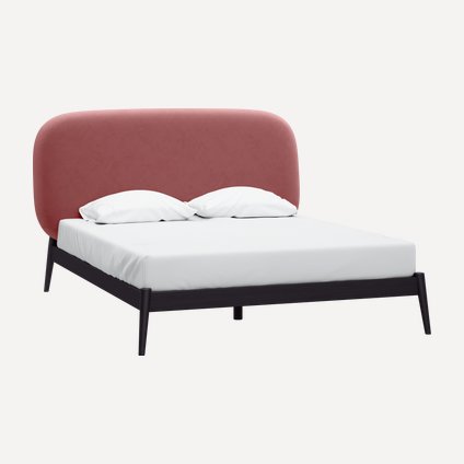 Кровать Саоми 160 Velvet Corall