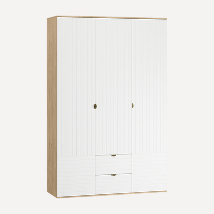 Распашной шкаф Монблан-3 Line Milk