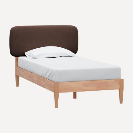 Кровать Сейлор 120 Textile Coffe