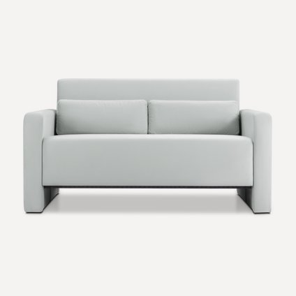 Диван прямой Ланер-Мини 140 Velvet Silver