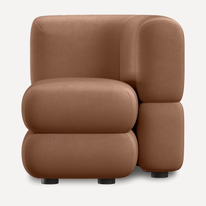 Кресло Brera-12 Velour Caramel