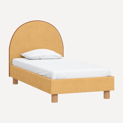 Кровать Лора 90 Velvet Yellow