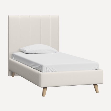 Кровать Шерона-Legs 120 Bucle White