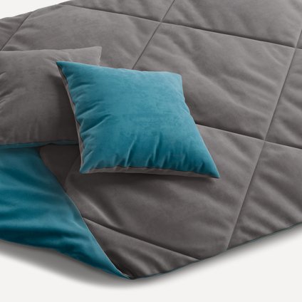 Топпер для дивана Сони-1 Velvet Ocean-Grey