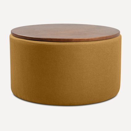 Пуф Арис-2 Textile Yellow