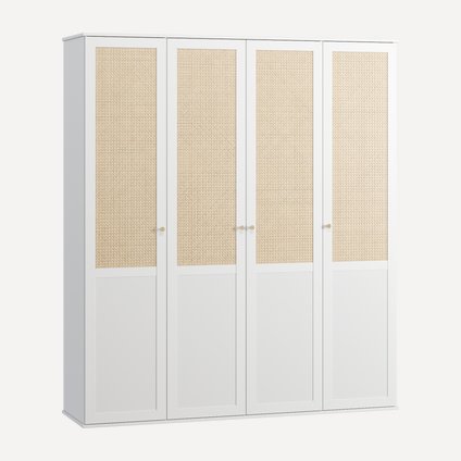 Распашной шкаф Алвис-4 White