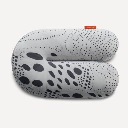 Подушка Тут Рядом Красавчик Серо-графитовая