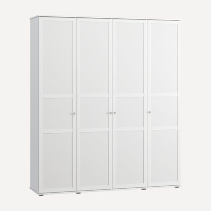 Распашной шкаф Амели-4-180-220 White