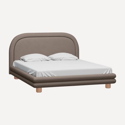 Кровать Ева 140 Barhat Latte