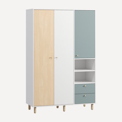 Распашной шкаф Дикинс-3 Mint Plywood