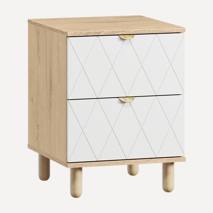 Тумба прикроватная Теджонс Diamond Milk