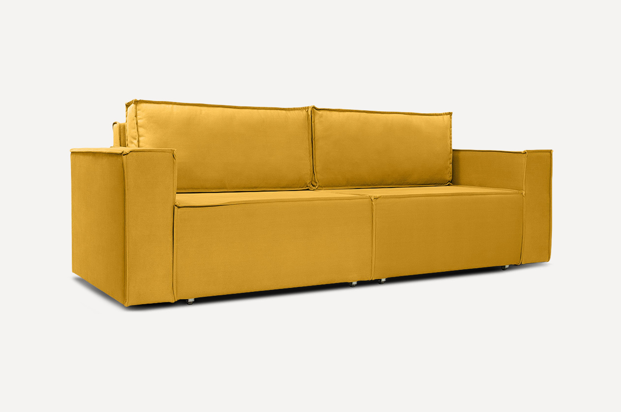 Диван Лофт Velvet Yellow – купить в Москве по цене 39 990 рублей в ...