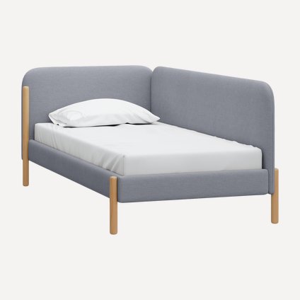 Кровать Кейси 90 Textile Silver