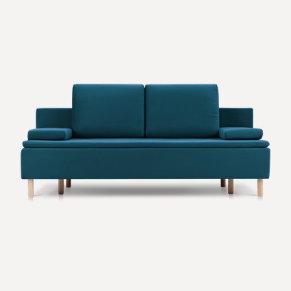 Диван прямой Линс Velvet Navy Blue