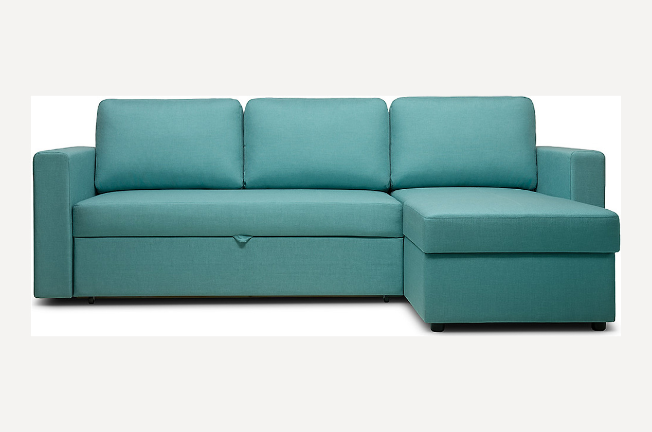 Диван угловой Порту Textile Azur – купить в Москве по цене 19 990 ...