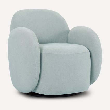Кресло поворотное Теоп Bucle Mint
