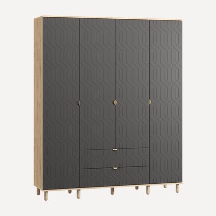 Распашной шкаф Теджонс-4 Deco Grafit