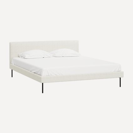 Кровать Амьен 140 Bucle White