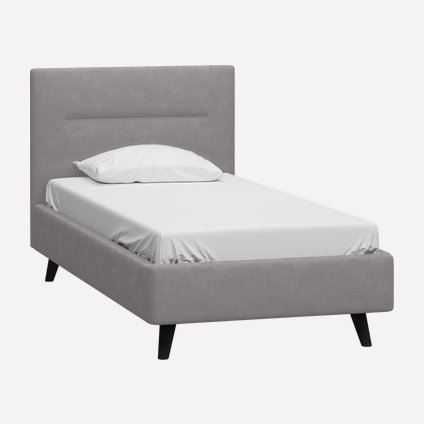 Кровать Пайл 120 Velvet Smoke