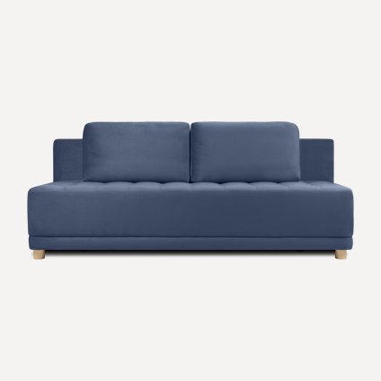 Диван прямой Мира Velvet Navy Blue