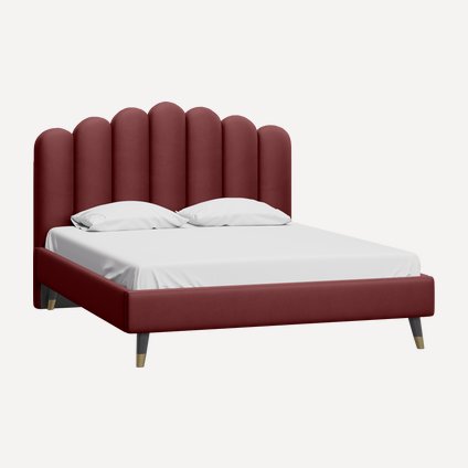 Кровать Лиель 160 Barhat Marsala