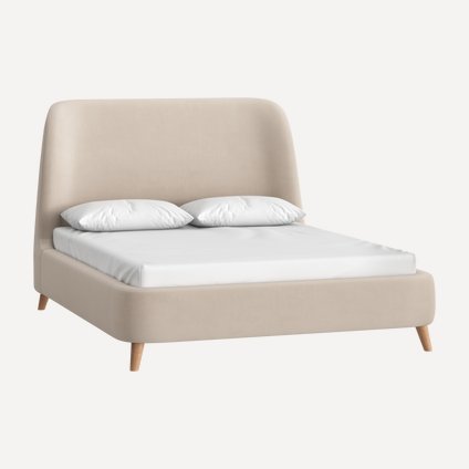 Кровать Молсон 160 Velvet Light