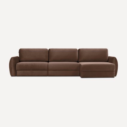 Диван угловой Биани-2 Barhat Cinnamon