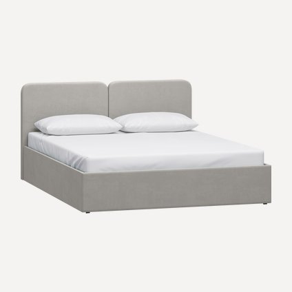 Кровать Вилена 140 Velvet Silver