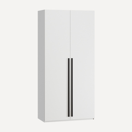 Распашной шкаф Кимбол-2-100-210 Whitе