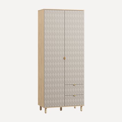 Распашной шкаф Теджонс-2 Leaf Santiago