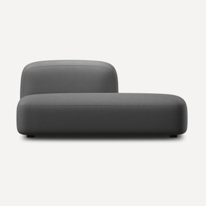 Диван прямой Риббл-6 Bucle Grafit