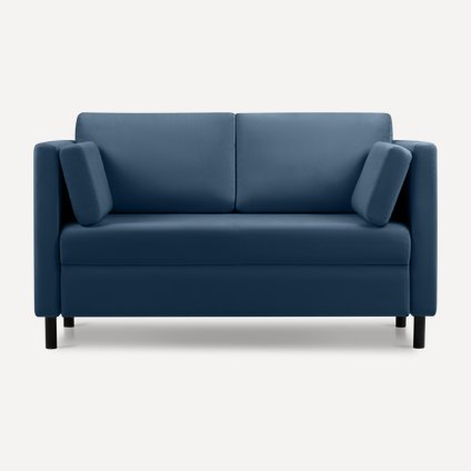 Диван прямой Кела Мини Velvet Navy Blue