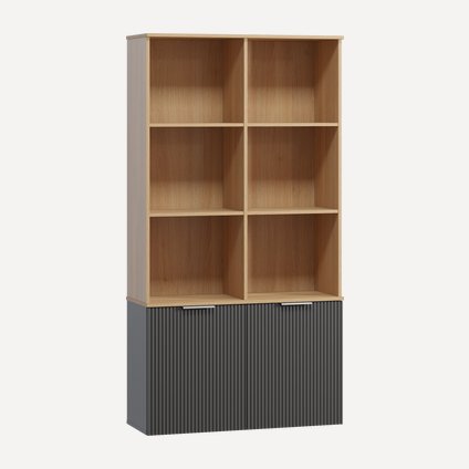 Стеллаж Енссон-2 Grafit Oak