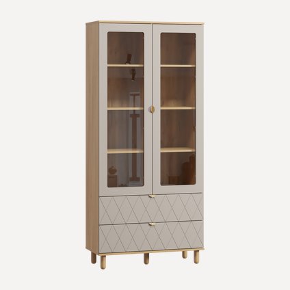 Витрина Теджонс-1 Diamond Santiago Oak